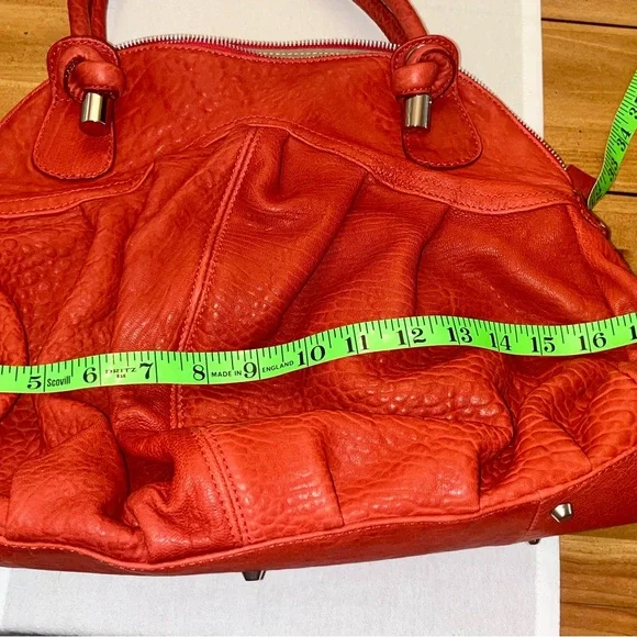 NWOT Sundance "Raleigh" Red Leather Satchel/Shoulder Bag - Picture 10 of 11